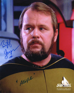 Biff Yeager Signed 8x10 - Star Trek Autograph #5