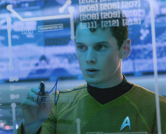 Anton Yelchin Signed 8x10 - Star Trek Autograph #1