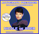 (STLV26) AUTOGRAPH PRE-ORDER - NICOLE de BOER 8X10 & Send-In