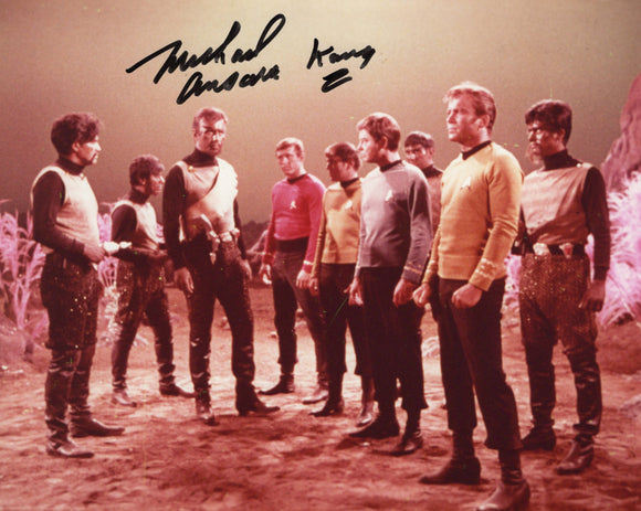 RARE Michael Ansara Signed 8x10 - Star Trek Autograph #1