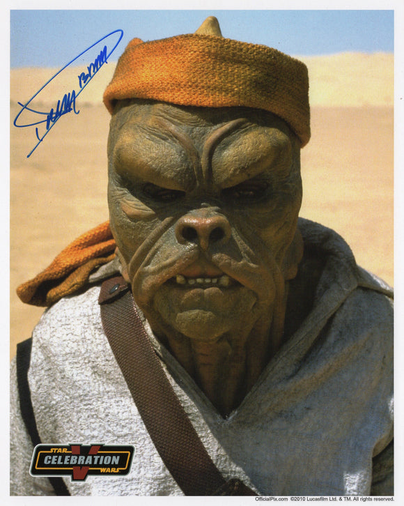 Dickey Beer Signed 8x10 - Star Wars Autograph