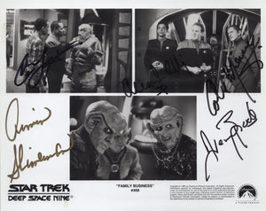 RARE 'Deep Space Nine' Multi-Cast (Avery Brooks & More!) Signed 8x10 - Star Trek