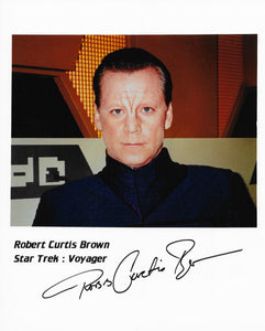Robert Curtis Brown Signed 8x10 - Star Trek Autograph