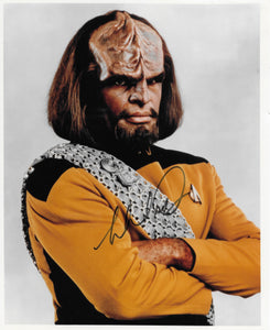 Michael Dorn Signed 8x10 - Star Trek Autograph #2