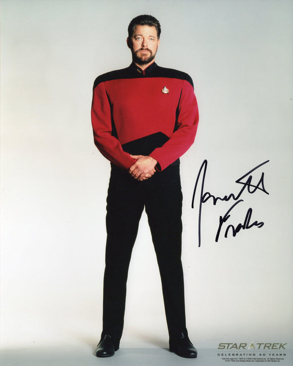 Jonathan Frakes Signed 8x10 - Star Trek Autograph #2