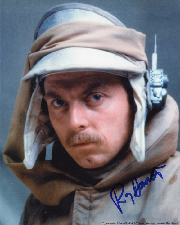 Ray Hassett Signed 8x10 - Star Wars Autograph