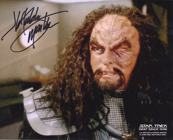 J.G. Hertzler Signed 8x10 - Star Trek Autograph #1