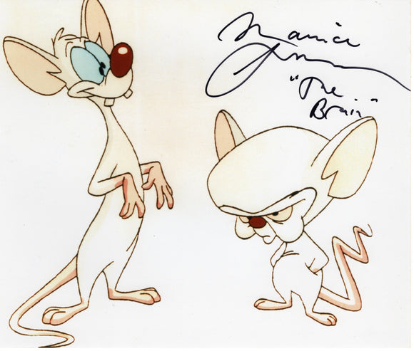 Maurice LaMarche Signed 8x10 - Pinky & The Brain Autograph