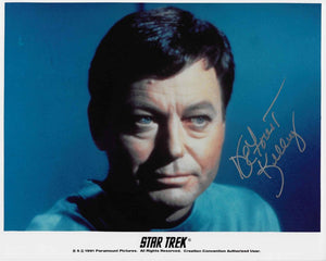 DeForest Kelley Signed 8x10 - Star Trek Autograph #1