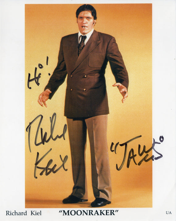Richard Kiel Signed 8x10 - 'James Bond' Autograph #1