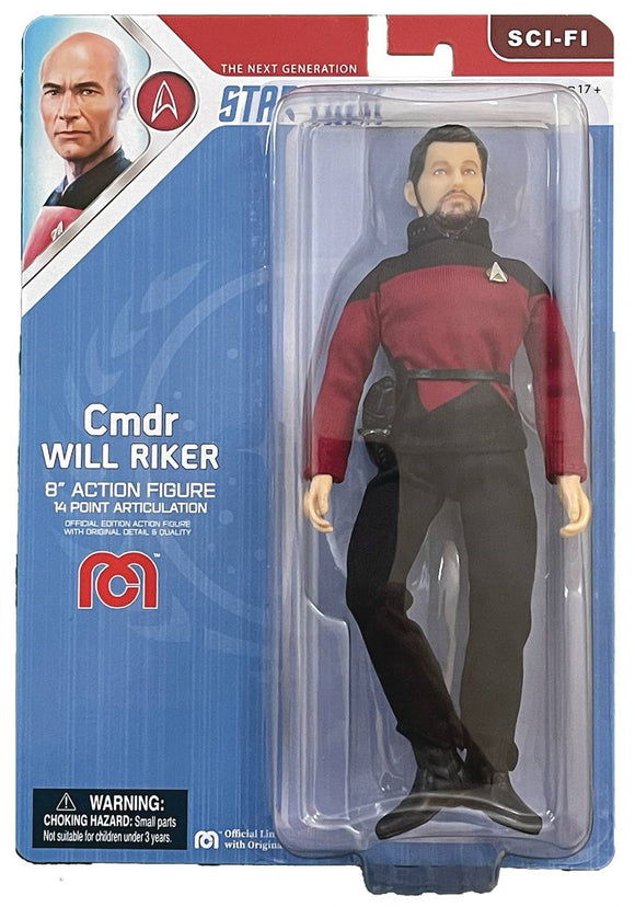 Commander Riker - Star Trek: TNG - MEGO Action Figure - UNSIGNED