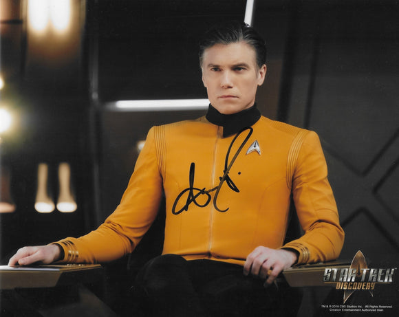 Anson Mount Signed 8x10 - Star Trek Autograph #1