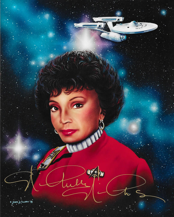 Nichelle Nichols Signed 8x10 - Star Trek Autograph #3