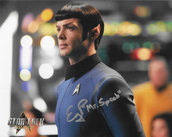 Ethan Peck Signed 8x10 - Star Trek Autograph