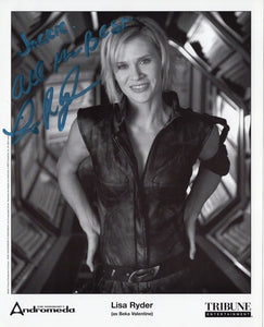 Lisa Ryder Signed 8x10 - Andromeda Autograph