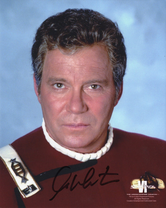 William Shatner Signed 8x10 - Star Trek Autograph #2