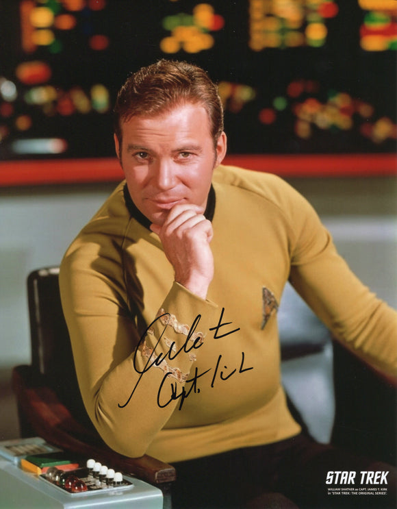 William Shatner Signed 11x14 - Star Trek Autograph #1