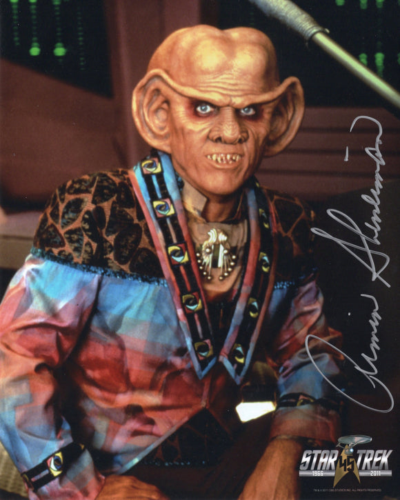 Armin Shimerman Signed 8x10 - Star Trek Autograph #2