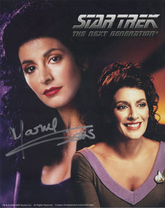 Marina Sirtis Signed 8x10 - Star Trek Autograph #1