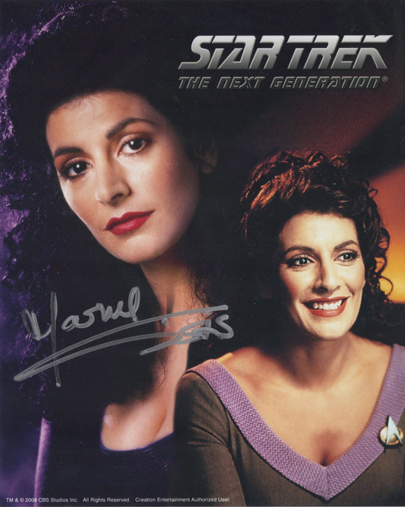 Marina Sirtis Signed 8x10 - Star Trek Autograph #1