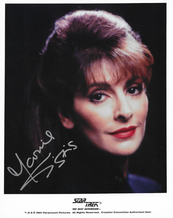 Marina Sirtis Signed 8x10 - Star Trek Autograph #5
