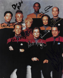 'Voyager' Full CAST (Season 1) Signed 8x10 - Star Trek