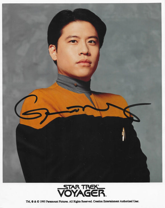 Garrett Wang Signed 8x10 - Star Trek Autograph #2
