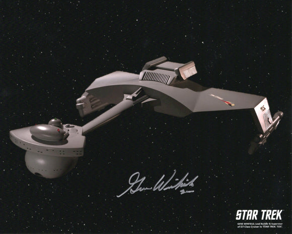Gene Winfield Signed 8x10 - Star Trek Autograph #3