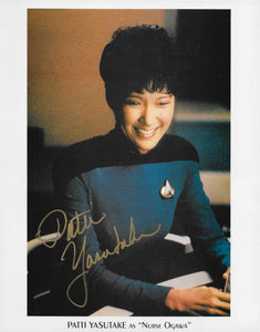 Patti Yasutake Signed 8x10 - Star Trek Autograph