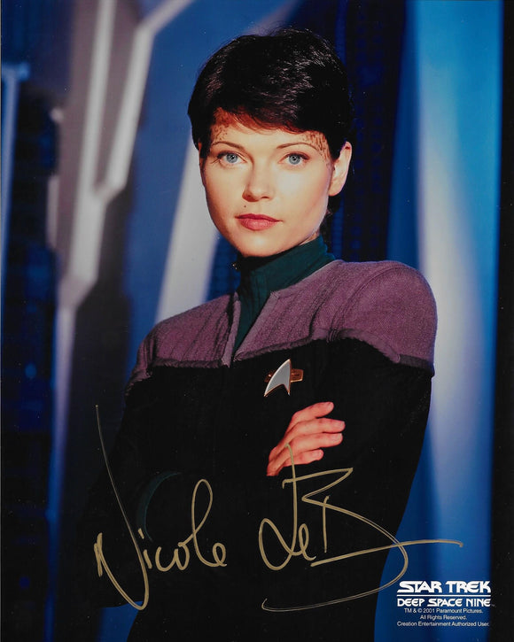 Nicole deBoer Signed 8x10 - Star Trek Autograph #2